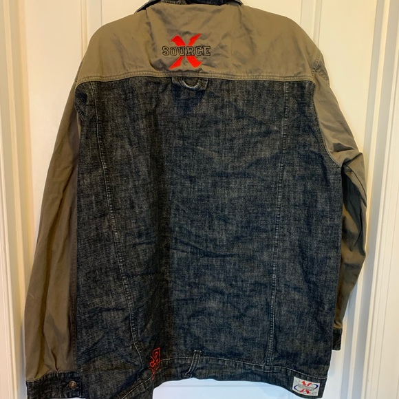 Men’s 3X denim jacket by Source, dark denim - Picture 7 of 7